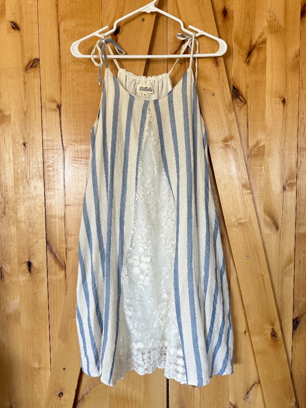 Beachy boho vibes lace sundress